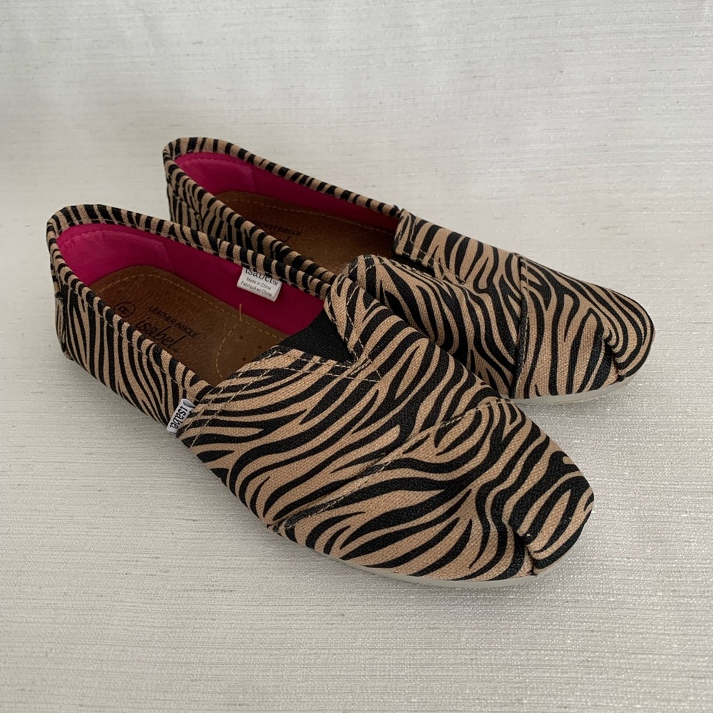 Isabel Alpargata Tan Zibra Loafers Woman’s 8